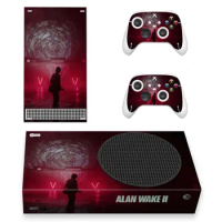 Alan Wake For Xbox Series S Skin Sticker Cover For Xbox series s Console and 2 Controllers