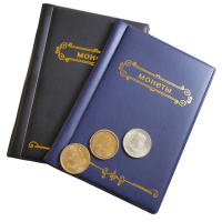 Collection Coin Album 120 Pockets 10 for pages organization Notes Folder Book