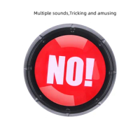 Voice button Yes No, electronic prank decompression funny office press sound novel toy