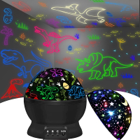 Night Light for KidsDinosaur Toys for 3 4 5 6 7 8 Year Old BoysStar Projector 360 Degree Rotation - 