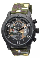 Digitec Kademan - Jam Tangan Pria - Black Matte - Army Rubber Strap - 6014-B