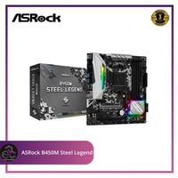 ASRock B450M Steel Legend | AM4, B450, DDR4 Motherboard