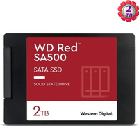 滿890領券折80｜WD_RED SA500 2TB NAS 2.5" SSD WDS200T1R0A-固態硬碟  威騰公司貨