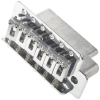 Electric Guitar Tremolo Bridge with Neck Plate for Fender Strat St Guitar Replacement