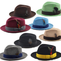 LiHua Fedora Hats High Quality Custom Logo Hat Light Weight Mesh Scustom Fedora Hats Wholesale