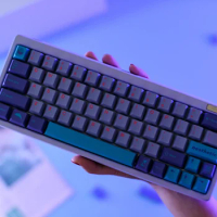 GMK Vaporwave Keycaps, 129 Keys Keycaps Cherry Profile DYE-SUB Personalized GMK Keycaps For Mechanic