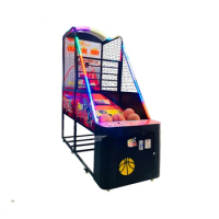 Large basketball projection shooting style street basketball arcade game console for sale