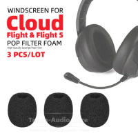 For Kingston HyperX Cloud Flight S Headphone Hyper X Mic Windscreen Foam Pop Filter Windshield Headset Microphone Sponge Cover