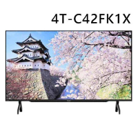 結帳省-(無安裝)夏普 42吋 4K Google TV液晶顯示器(無視訊盒) 4T-C42FK1X