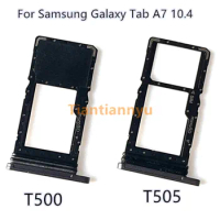 For Samsung Galaxy Tab A7 10.4 T500 T505 Reader Sim SD Card Tray Holder Slot Adapter Replacement Part