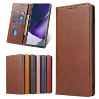 Wallet Leather Case for Samsung Galaxy Note 5 9 8 10+ 20 Ultra Note9 Magnetic Attraction Cover Case Retro Holster Coque Fundas