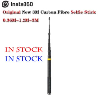 New Insta360 Carbon fiber 3 Meters Extended Edition Invisible Selfie Stick for Insta 360 ONE X2 /ONE R /ONE X Accessories