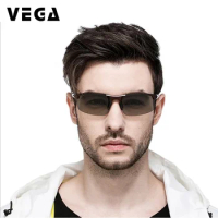 VEGA Polaroid Photochromic Driving Sunglasses Men Women Polarized Night Vision Sunglasses Photochromic Yellow Glasses 231