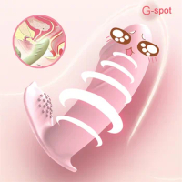 Wearable Dildo Vibrator G-Spot Clitoris Stimulator Masturbator Wireless Remote Control Panties Vibrator Sex Toys For Woman