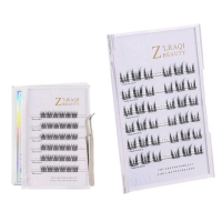 【ZLRAQI BEAUTY】自黏簇狀假睫毛(獨立假睫毛 自黏簇狀假睫毛 無膠睫毛 自然睫毛)