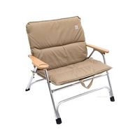 Modern Aluminum Alloy Outdoor Chairs Camping Beach Chair Foldable Storage Portable Chair with Cushion Simple Outdoor Furniture L