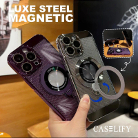 CASELIFY LUXE STEEL MAGNETIC COMPATIBLE WITH IPHONE 11 12 13 14 15 PRO PLUS MAX