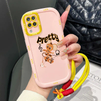 Casing Hp untuk Samsung A12 4G A12 5G M12 F12 A22 M22 M32 Case Casing Skateboard Anime Pola Puff tal