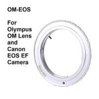 OM-EOS For Olympus OM mount SLR Lens - Canon EOS EF Mount Adapter Ring OM-EF (Not 4/3 system) for Canon 70d 90d 5d 6d 7d