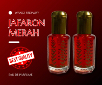 Minyak Misik Jafaron Merah Murni By WF - Minyak Misik Minyak Wangi Parfum Parfume Perfume Fragrance 