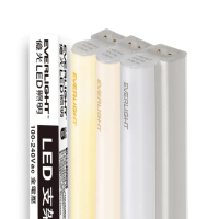【Everlight 億光】1入組 二代 1呎 LED 支架燈 T5 層板燈(白光/黃光/自然光)