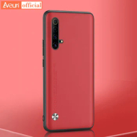 Case For Realme X50 Pro 5G Coque Luxury PU Leather Phone Case For Realme X3 SuperZoom Matte Silicone Shockproof Protection Cover