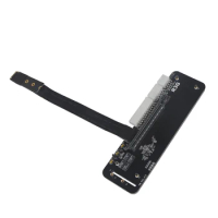 PCIe x16 to M.2 key M for NVMe External Graphics Card Stand Bracket PCIe3.0 x4 32G/bps Riser Cable for ITX STX VEGA64 GTX1080ti