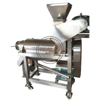Commercial Apple Spiral Crusher Juicer Extractor Fruits Production Line Processing Machine with Wheels Cold Press for Orange