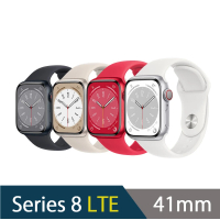 Apple Apple Watch S8 LTE版 41mm(鋁金屬錶殼搭配運動型錶帶)