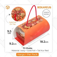 Hampers Imlek CNY Packaging Box Toples Jar Kue Kering | TJ CHUKA Tanpa Tassel