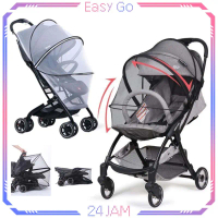 Kelambu Bayi Stroller Foldable Kelambu Stroller Bayi Anti Nyamuk Jaring Stroller Bayi Universal Penu