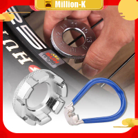 Bicycle Spoke Key Wheel 2in1 Spoke Wrench Tool Nipples Kunci Jari Jari Ruji Sepeda