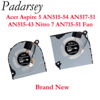 Pardarsey New CPU Cooling Fan FL78 w/GPU Cooler Set FLN1 for Acer Aspire Nitro 5 AN515-54 AN517-51 AN515-43 Nitro 7 AN715-51