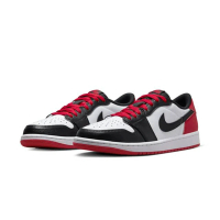 【NIKE 耐吉】Air Jordan 1 Retro Low OG GS Black Toe 黑紅 腳趾 黑頭 大童(CZ0858-106)