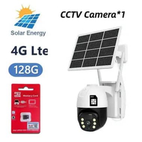 GARANSI Solar CCTV V380 pro WIFI / 4G kartu SIM Low power Battery CCTV IP67 Waterproof 8MP HD night 