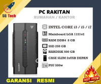 KOMPUTER / PC RAKITAN UNTUK KANTOR / RUMAHAN SIAP PAKAI [NEW] H310
