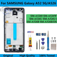 AMOLED Lcd For Samsung Galaxy A52 5G/A526 A52 4G/A525 A53 5G/G536 Display Touch Screen Digitizer Panel Assembly