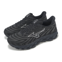 Mizuno 慢跑鞋 Wave Sky 8 男鞋 超寬楦 黑 白 緩衝 厚底 運動鞋 美津濃 J1GC2411-57