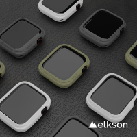 【Elkson】Apple Watch Series 8/7 Quattro 2.0 軍規級防水耐震保護殼-44/45mm-5色(一體成形4g極致輕量)