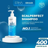ERHA ERHAIR Shampoo Ketombe ERHA Scalp Scalperfect 370 ml - Shampo Anti Ketombe, Dandruff, Seboroik