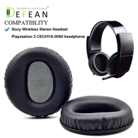 Defean Replacement Ear pads PS3 PS4 Earpad for Sony Playstation 3 PS3 PS4 Wireless Stereo CECHYA-0080 Headphones