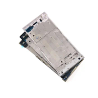 For Sony Xperia XA1 Rear Cover Housing Battery Back Door Case Cover XA1 middle frame Side button bar Repair Parts