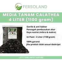 Media Tanam Calathea 4L | Media Tanam Organik Siap Pakai | Media Tanam Begonia dan Tanaman Hias Prem