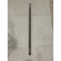 Cốt trục phi 32 lắp vòng bi 6206 cốt 30li, vai 8cm, trục làm bằng thép đặc xoắn