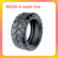 10 Inch 80/60-6 Tubeless Tire for KUGOO M5 Solar P1 Jueshuai X700 X750 FLJ C11 T11 Electric Scooter Parts