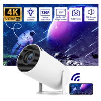 720P 4K WiFi Projector Android11 Portable MINI Outdoor Projector 1080P Home Theater Cinema For XIAOMI SAMSUNG Mobile Phone HY300