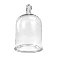【Life工具】蛋糕罩玻璃 玻璃罩盅 玻璃球罩 乾燥花玻璃罩 珍藏展示 130-GBJ-C(復古玻璃 展示罩 實驗玻璃罩)