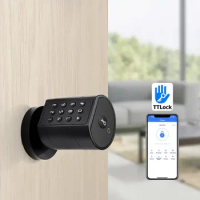 Waterproof Smart Adjustable Europe Cylinder Digital Electric Fingerprint Door Lock With Ttlock APP For Home Security
