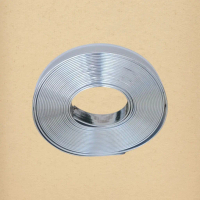 list samping Huruf Timbul almunium polos tepi segitiga L 8CM P 100CM body pinggir letter sign