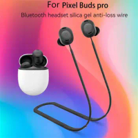 Soft Silicone Anti-Lost Rope Hanging Neck Strap Compatible For Pixel Buds Pro Bluetooth-compatible Headphones